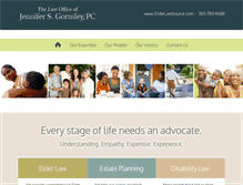 Tablet Screenshot of elderlawsource.com